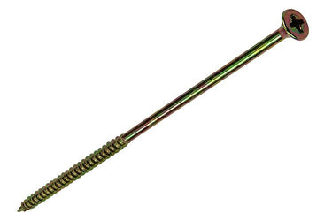 Mack 1006978 - spaanplaatschroef vz kop geelverzinkt 4st 6 x 160mm | 10 stuks