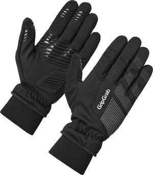 Gripgrab - ride 2 winddichte winter fietshandschoenen met padding gevoerde thermo wielerhandschoenen - zwart - unisex