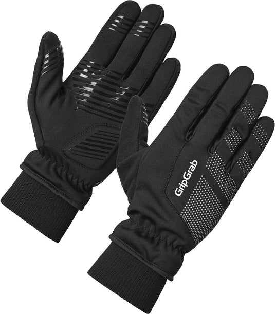 Gripgrab - ride 2 winddichte winter fietshandschoenen met padding gevoerde thermo wielerhandschoenen - zwart - unisex