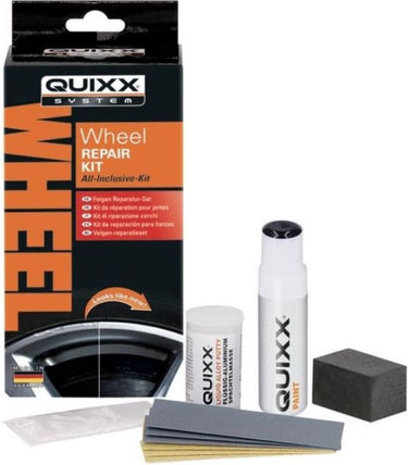 Quixx wheel repair kit wielreparatieset - voor zwarte velgen