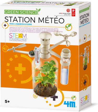 4m wetenschap en spel - bouw je eigen weerstation - bouwpakket - kidzlabs - green science - 5+