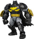 Mattel dc premier 16,5 cm grote armored batman actiefiguur - met schijfwerpfunctie en 8 geluiden en lichteffecten