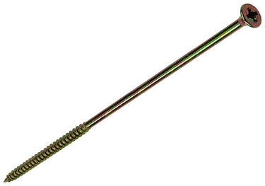 Mack 1006990 - spaanplaatschroef vz kop geelverzinkt 50st 6 x 180mm | 2 stuks