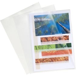 L-mappen hetzel 56111e transparant pvc a4