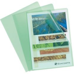 L-mappen hetzel 56113e groen pvc a4