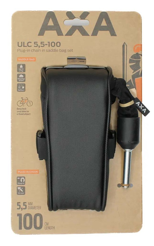 Load image into Gallery viewer, Axa insteekketting ulc 100 5,5 - zwart
