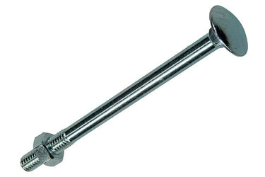 Mack 1007055 - houtbout + moer verzinkt 100 st 6 x 80 mm | 2 stuks