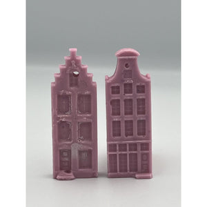Vos decorations huisje geur fruit melange a set a 2