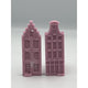 Vos decorations huisje geur fruit melange a set a 2