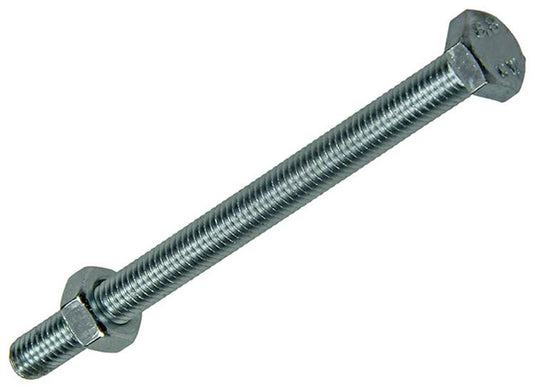 Mack 1007076 - tapbout + moer verzinkt 100 st 6 x 80 mm | 1 stuks