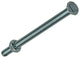 Mack 1007076 - tapbout + moer verzinkt 100 st 6 x 80 mm | 1 stuks