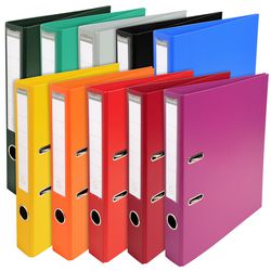 Ordner exacompta prem touch a4 50 mm kleurenassortiment 2-rings 10 stuks