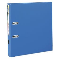 Ordner exacompta prem touch a4 50 mm karton, pp blauw 2-rings 110 stuks