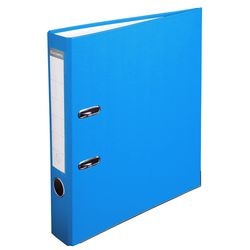 Ordner exacompta a4 50 mm karton, pp (polypropeen) lichtblauw 20 stuks