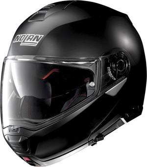 Nolan n100-5 classic flat zwart n-com 010 systeemhelm - motorhelm - maat l