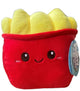 Van manen fluffy menu fastfood pluche speelgoed knuffel multicolor 16cm.