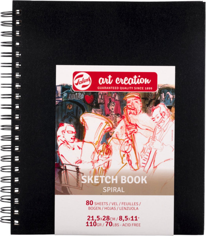 Load image into Gallery viewer, Talens art creation schetsboek spiraal 21.5x28cm 110g 80v
