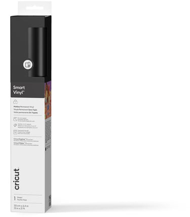 Cricut ™ smart vinyl™ permanent zwart, geen mat nodig (6,4 m)