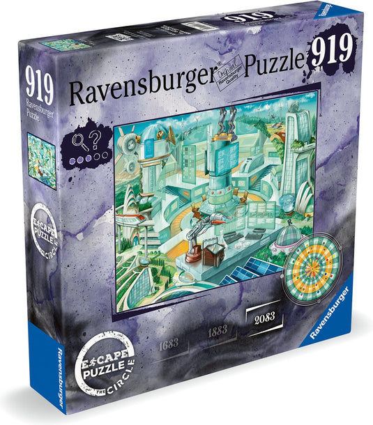 Ravensburger puzzel escape the circle anno 2083 - legpuzzel - 919 stukjes