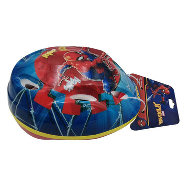 fietshelm Spider-Man jongens 51-55 cm Blauww rood