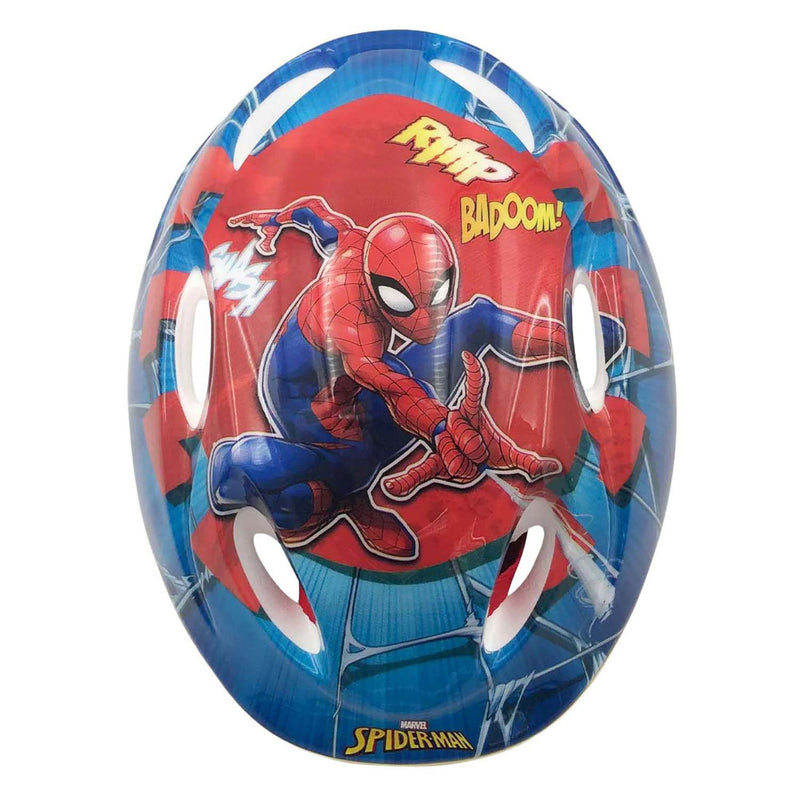 Load image into Gallery viewer, fietshelm Spider-Man jongens 51-55 cm Blauww rood
