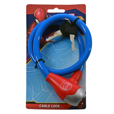 Spiderman kabelslot blauw rood