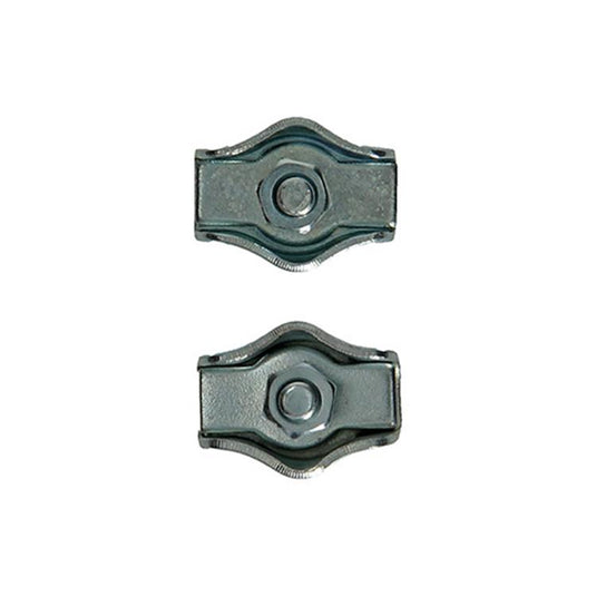 Mack 1008478 - 2 staaldraadklemmen 3mm simplex verzinkt | 10 stuks