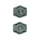 Mack 1008493 - 2 staaldraadklemmen 4mm simplex verzinkt | 10 stuks