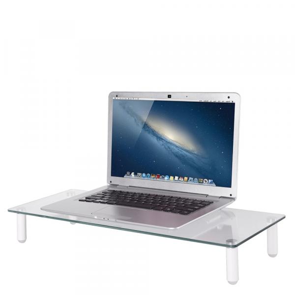 Load image into Gallery viewer, Neomounts nsmonitor10 lcd crt monitor standard lifter, 25 kg max, transparant modern desi
