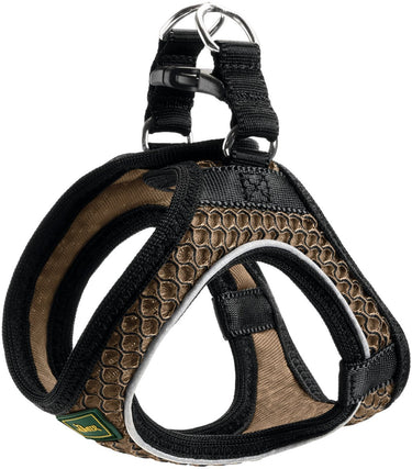 Hunter harnas hilo comfort bruin - hondenharnas - xxs xs 30-35 33-36 cm