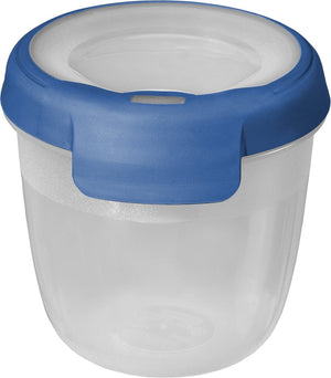 Curver grand chef eco vershoudbakje - 0,4l - rond - transparant donkerblauw