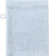 Seahorse pure - washandje - 16x21 cm - set van 3 - blauw