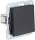Q link q-link s-line inbouw kruisschakelaar zwart