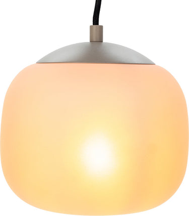 Eglo cominio hanglamp - e27 - ø 18,5 cm - zandkleurig|taupe - glas