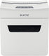 Leitz iq protect premium 3m ultrastille papierversnipperaar p5 - micro snippers - tot 3 vel - 10l - wit