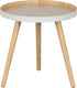 Woood sasha bijzettafel - mdf - naturel - 41x41x40.5
