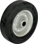 Carpoint reservewiel voor neuswiel – 200 x 60 mm – massief rubber – metalen velg – belastbaar tot 250 kg – lekvrij vervangingswiel