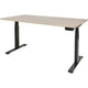 Bureau schaffenburg 25 mm eiken zwart
