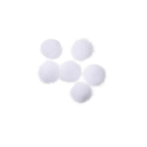 Darice • pom poms 5mm 40pcs wit