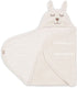 Jollein baby wikkeldeken - 100x105cm - bunny cloudy rib - oatmeal