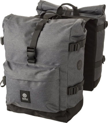 Agu h2o roll-top ii dubbele fietstas urban - urban grey -