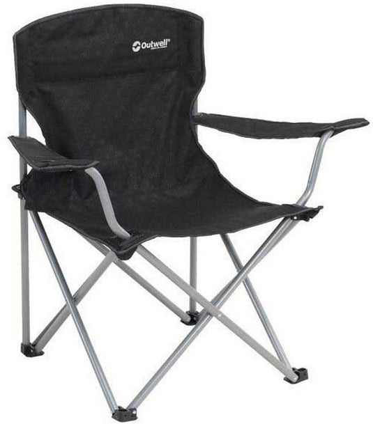Outwell catamarca campingstoel opvouwbaar zwart