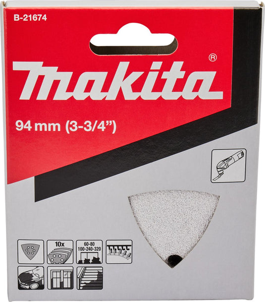 Makita schuurvel 94x94x94 vlc wt asso - b-21674