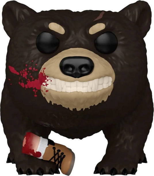 Funko pop movies: cocaine bear - bear with leg (bloody) - pop