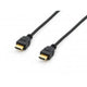 Equip 119351 hdmi2.0 cable, 4k@50 60hz (2160p) hdmi type-a, m->m, 18gb s, 18 gb s, 3m, black