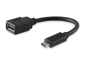 Load image into Gallery viewer, Equip 133455 usb 3.0 cable type c male to type a female, 15cm
