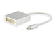 Equip 133453 usb type c male to dvi-i dual link female adapter, 15cm