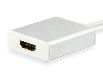 Equip 133452 usb type c male to hdmi female adapter, 15cm