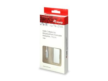 Load image into Gallery viewer, Equip 133458 usb type c male to displayport female adapter, 15cm
