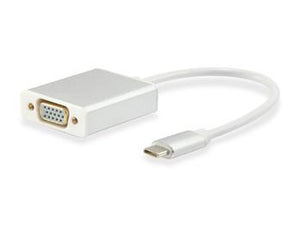Equip 133451 usb type c male to hd15 vga female adapter, 15cm